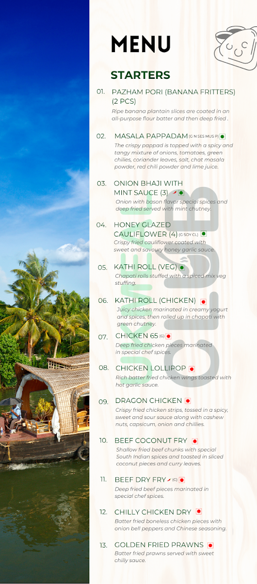 Menu Uk Meal Club - South Indian Restaurant In Stoke-On-Trent-1