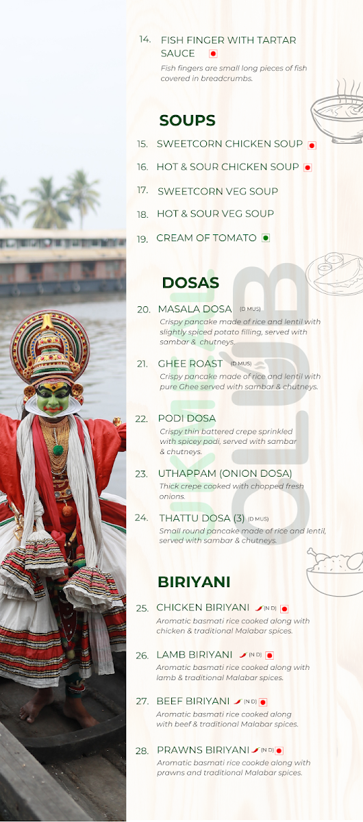 Menu Uk Meal Club - South Indian Restaurant In Stoke-On-Trent-2